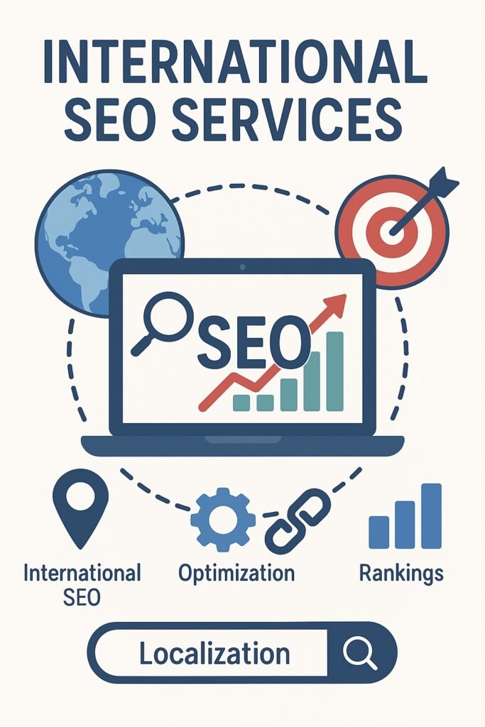 Global SEO strategy map for international market targeting